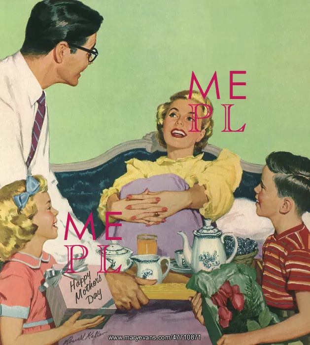: Mother's Breakfast in Bed : Mother's Breakfast in Bed