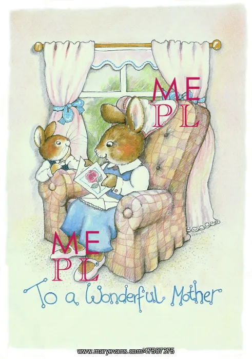 : Mother's Day Bunnies : Mother's Day Bunnies