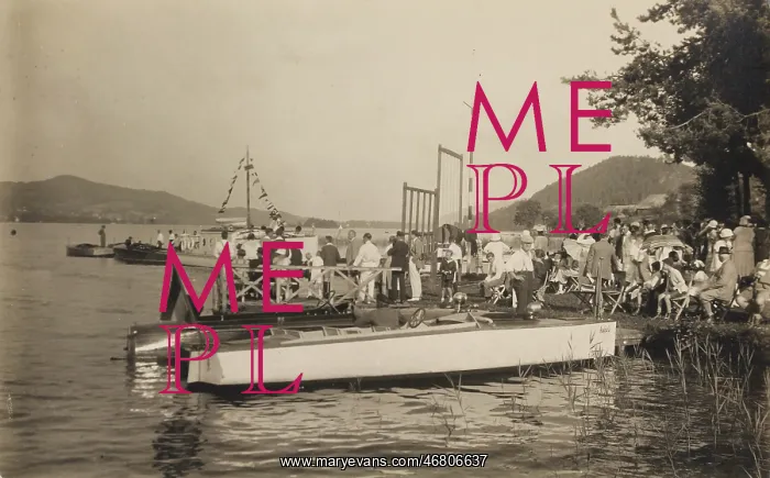 : Motor boat race in Portschach : Motor boat race in Portschach