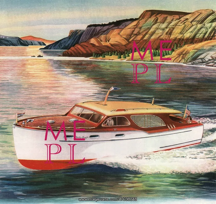  : Motor Boat on Water