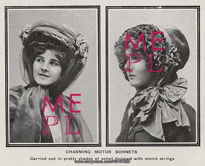 : Motor Bonnets 1909 : Motor Bonnets 1909