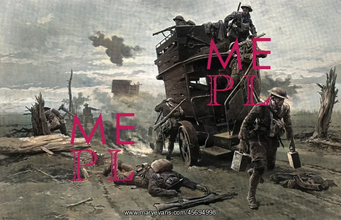 : Motor bus on the Western Front : Motor bus on the Western Front