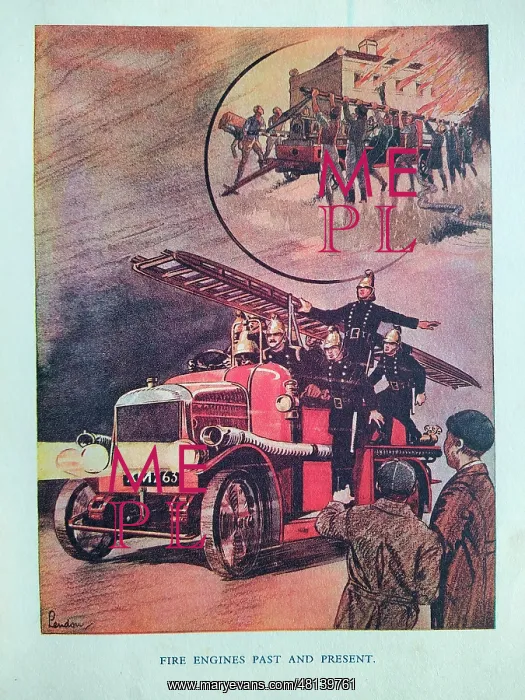 : The Motor Picture Book, Fire Engines Past and Present : The Motor Picture Book, Fire Engines Past and Present