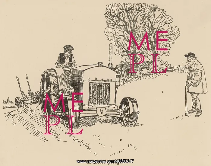 : A motor plough : A motor plough