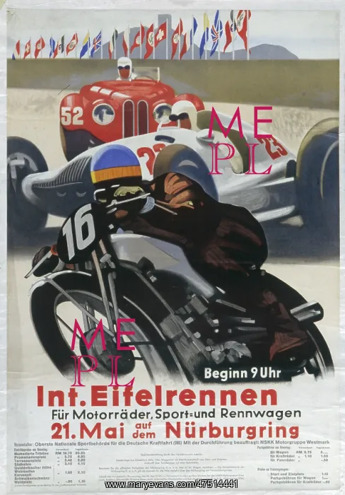 : MOTOR RACING POSTER : MOTOR RACING POSTER