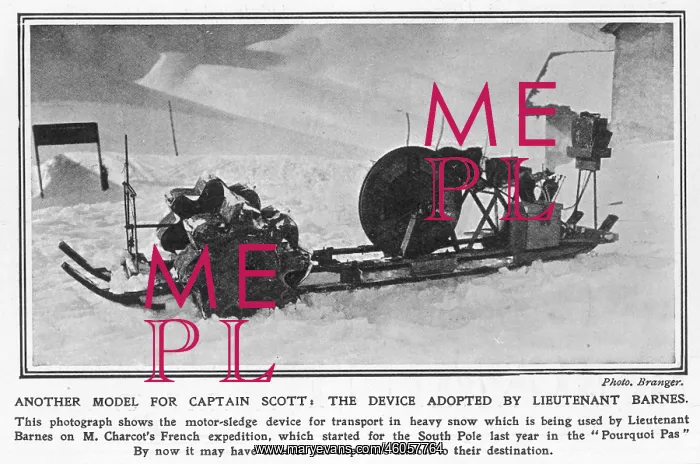 : A motor sledge for the South Pole : A motor sledge for the South Pole