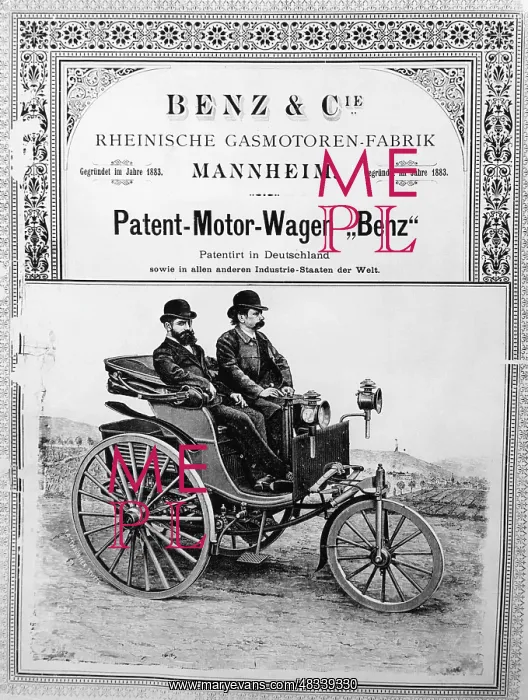 : Motorcar from Carl Benz, 1886 : Motorcar from Carl Benz, 1886