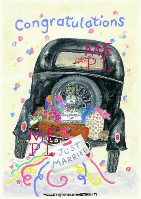 : Motorcar Wedding Congratulations : Motorcar Wedding Congratulations