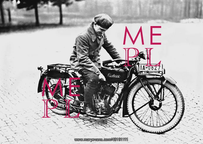 : Motorcycle Mabeco, 1926 : Motorcycle Mabeco, 1926