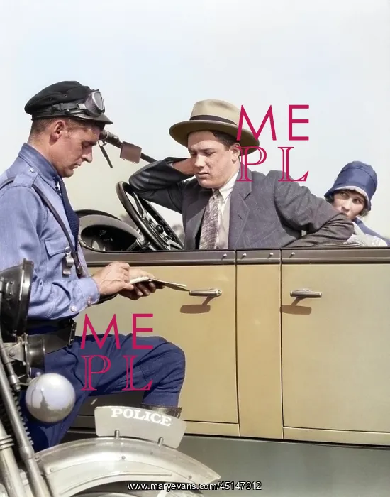 : Motorcycle Policeman Writing a Speeding Ticket : Motorcycle Policeman Writing a Speeding Ticket
