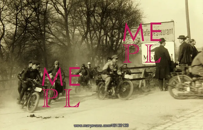 : Motorcycle race in Hutteldorf : Motorcycle race in Hutteldorf
