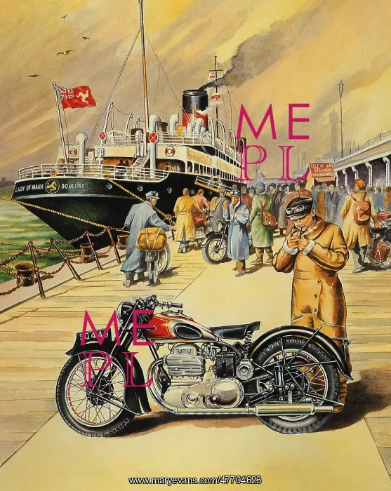 : Motorcycle and Ship : Motorcycle and Ship