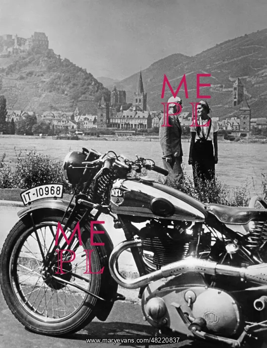 : A motorcycle trip alongside the Rhein river, 1936 : A motorcycle trip alongside the Rhein river, 1936