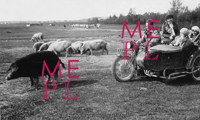 : Motorcycle trip to the Puszta, 1928 : Motorcycle trip to the Puszta, 1928