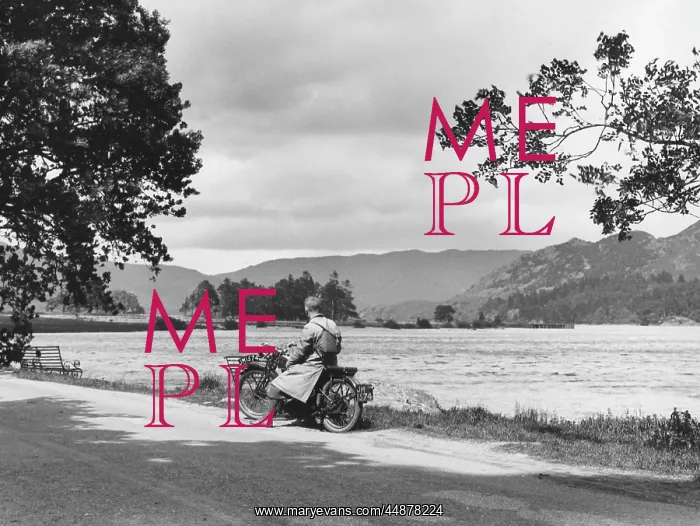 : MOTORCYCLE AT ULLSWATER : MOTORCYCLE AT ULLSWATER