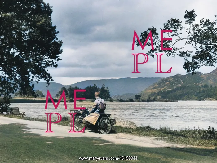 : MOTORCYCLE AT ULLSWATER : MOTORCYCLE AT ULLSWATER