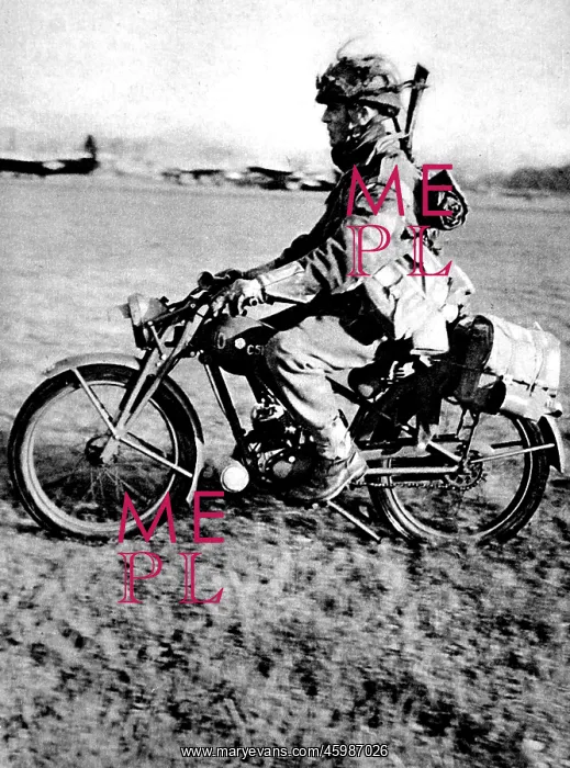 : Motorcyclist of the British First Airborne; Second World War : Motorcyclist of the British First Airborne; Second World War