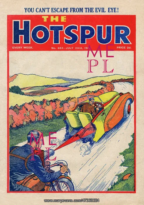 : MOTORING / HOTSPUR 1949 : MOTORING / HOTSPUR 1949