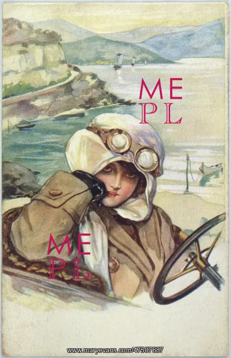 : MOTORING WOMAN C1920 : MOTORING WOMAN C1920