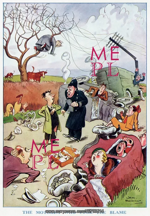 : The motorist who took the blame by H.M. Bateman : The motorist who took the blame by H.M. Bateman