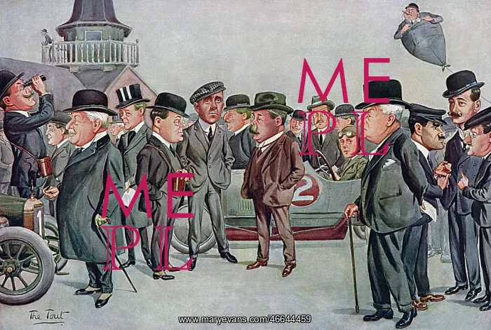 : Motorists at Brooklands by The Tout : Motorists at Brooklands by The Tout