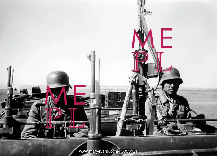 : Motorized infantry on the advance in the Don steppe, 1942 : Motorized infantry on the advance in the Don steppe, 1942