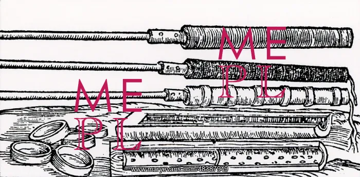 : Moulds for making fire tubes. These were fired : Moulds for making fire tubes. These were fired