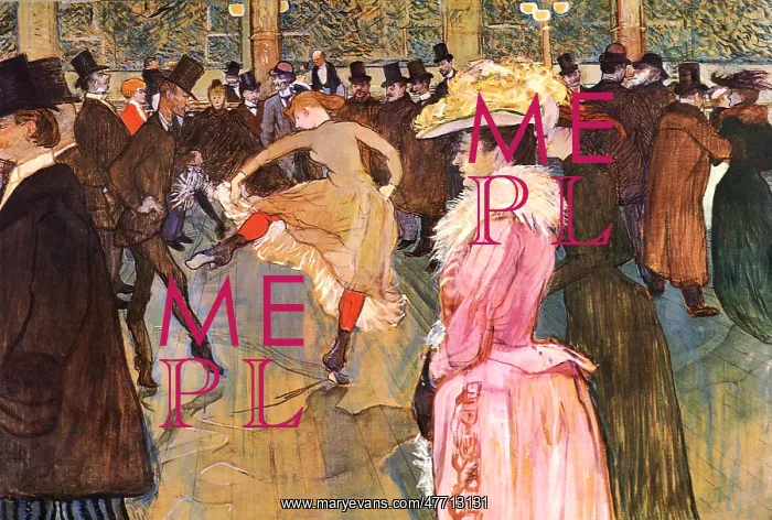 : At the Moulin Rouge, by Toulouse-Lautrec : At the Moulin Rouge, by Toulouse-Lautrec