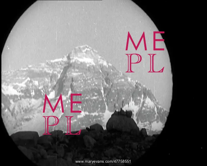 : Mount Everest With Snow Blowing Across, Shown : Mount Everest With Snow Blowing Across, Shown
