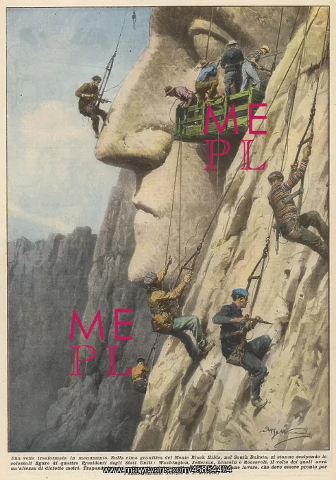 : MOUNT RUSHMORE CARVED UP : MOUNT RUSHMORE CARVED UP