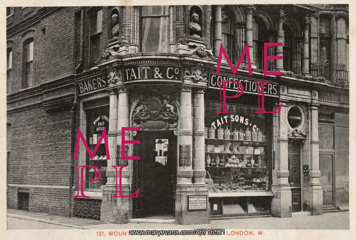 : Mount Street Post Office - Grosvenor Square, London : Mount Street Post Office - Grosvenor Square, London