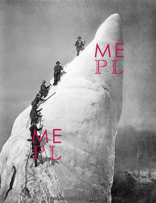 : Mountain climbing, 1820 : Mountain climbing, 1820