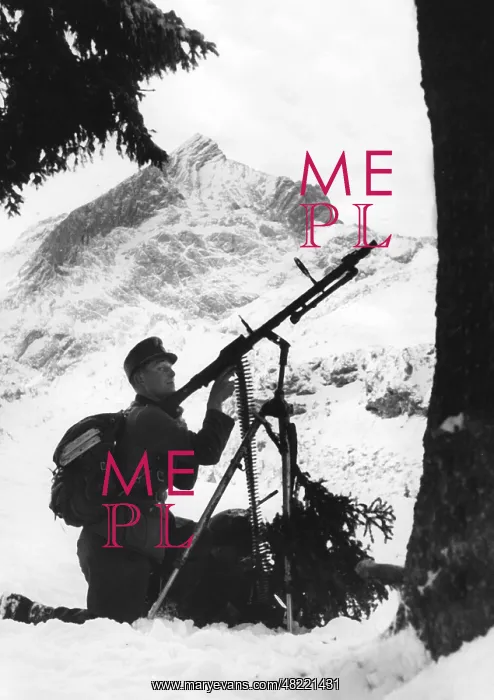: Mountain infantry during an ecxercise, 1939 : Mountain infantry during an ecxercise, 1939
