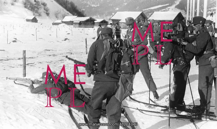 : Mountain infantry at shooting ecxercises : Mountain infantry at shooting ecxercises