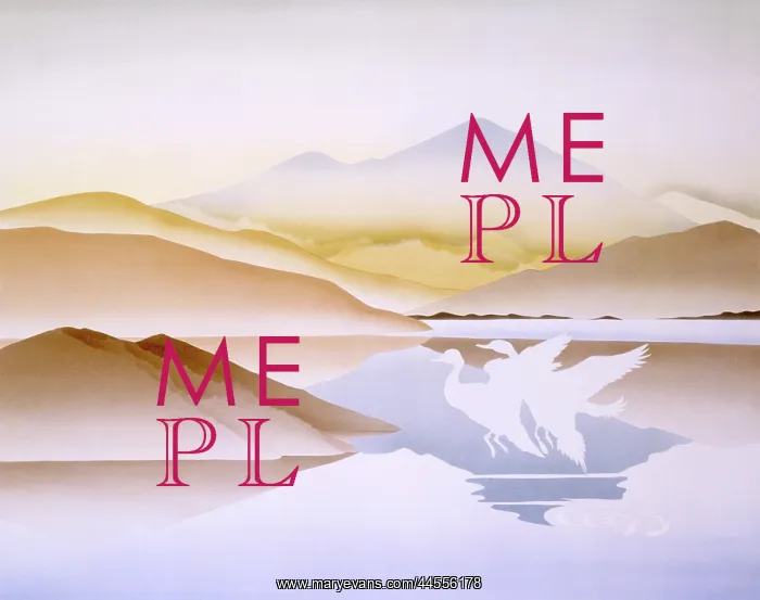 : Mountain Lake - Fantasy Landscape : Mountain Lake - Fantasy Landscape