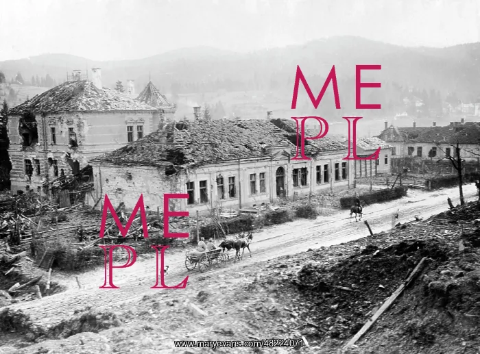 : Mountain pass in Predeal, 1916 : Mountain pass in Predeal, 1916