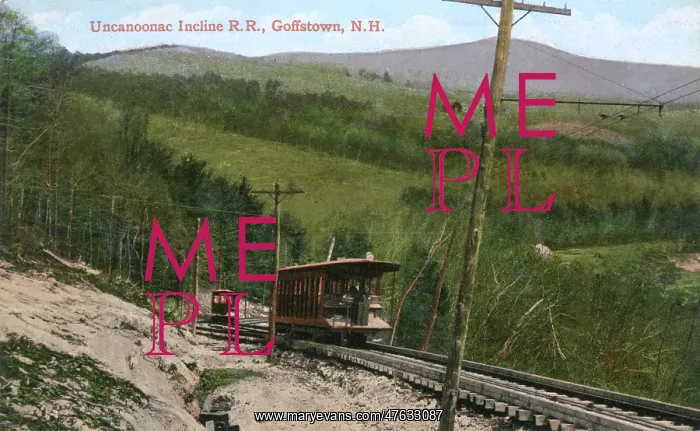 : Mountain railway track, Goffstown, New Hampshire, USA : Mountain railway track, Goffstown, New Hampshire, USA