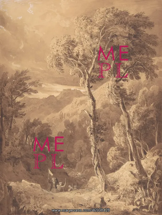 : Mountainous Landscape with a Party of Travellers : Mountainous Landscape with a Party of Travellers