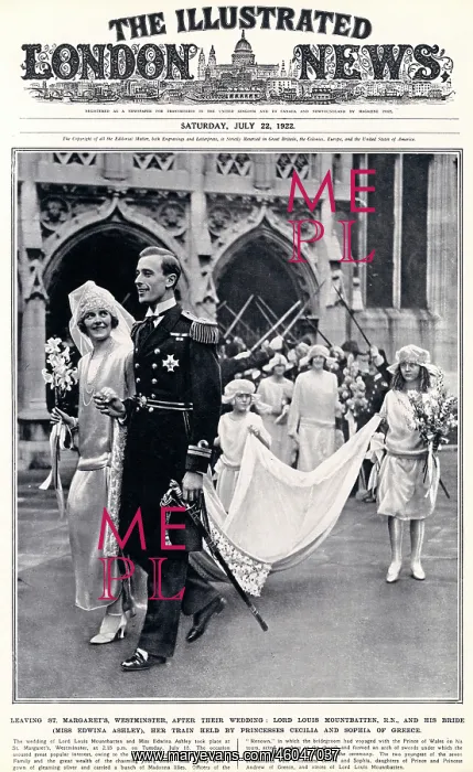 : Mountbatten wedding 1922 : Mountbatten wedding 1922