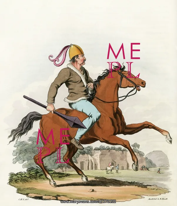 : MOUNTED BRITISH WARRIOR : MOUNTED BRITISH WARRIOR