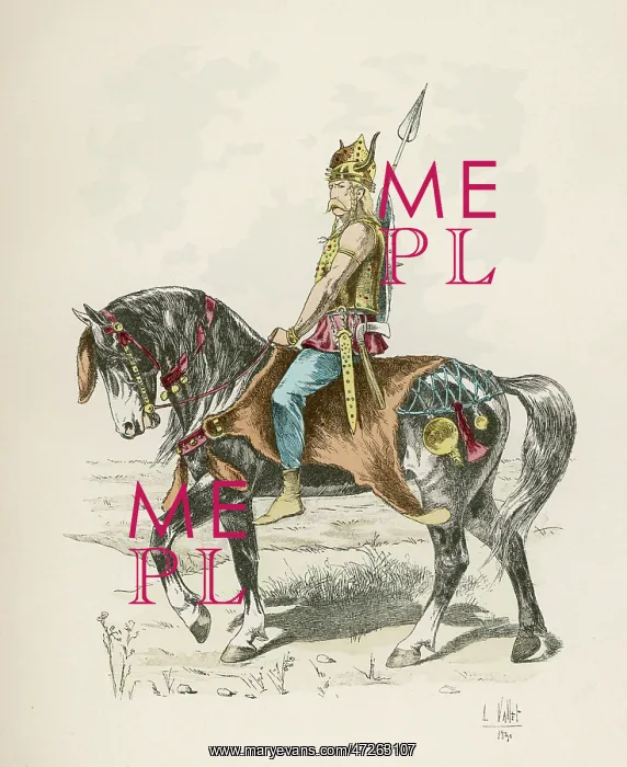  : MOUNTED GALLIC CHIEFTAIN