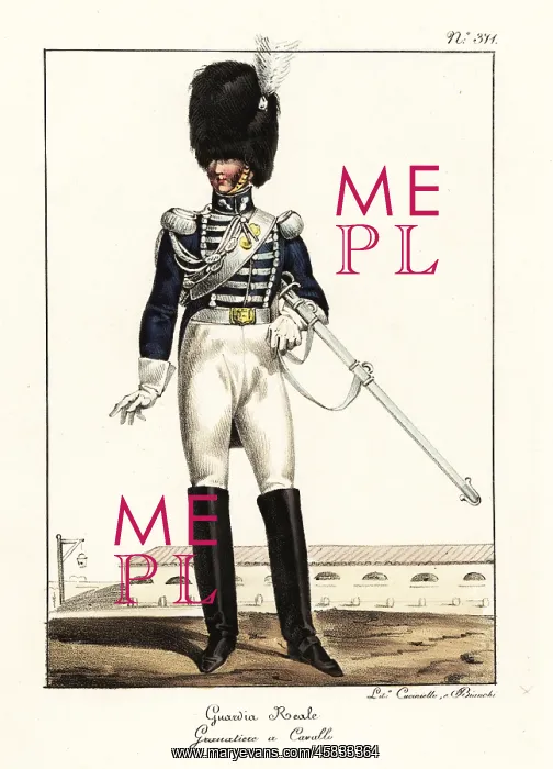 : Mounted Grenadier of the French Royal Guard : Mounted Grenadier of the French Royal Guard