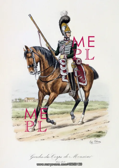 : Mounted officerof the bodyguard of the heir to : Mounted officerof the bodyguard of the heir to