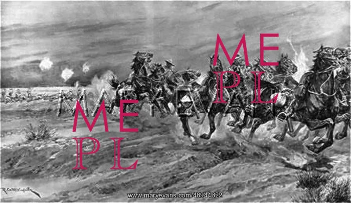: The mounted Western Frontier Force attack the Tripolitan for : The mounted Western Frontier Force attack the Tripolitan for
