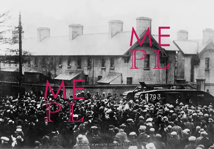 : Mountjoy prison in Dublin, 1916 : Mountjoy prison in Dublin, 1916