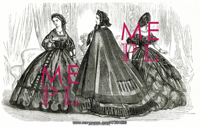 : Mourning dress 1861 : Mourning dress 1861