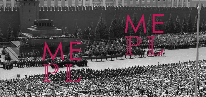 : Mourning procession in Red Square, 1971 : Mourning procession in Red Square, 1971