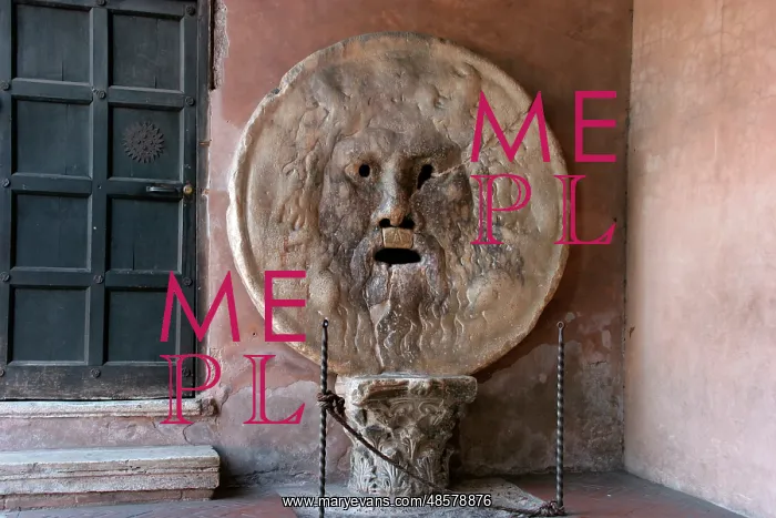 : The Mouth of Truth. Rome. Italy : The Mouth of Truth. Rome. Italy