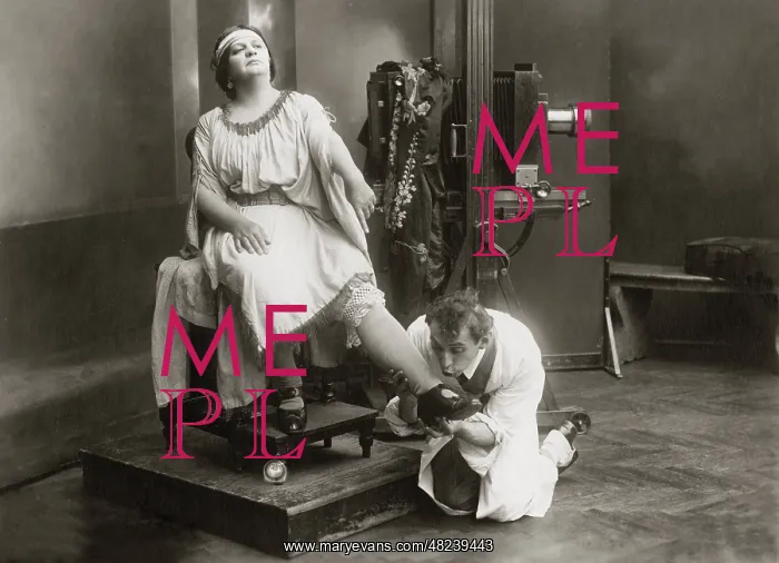 : Movie scene, 1937 : Movie scene, 1937