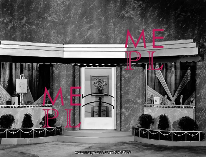  : Movie set storefront